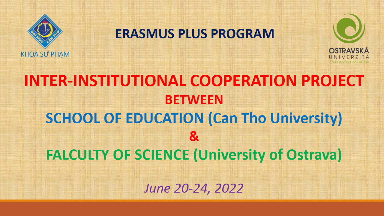 Inter-Institutional cooperation program between School of Education (CTU) and Faculty of Science (UO)